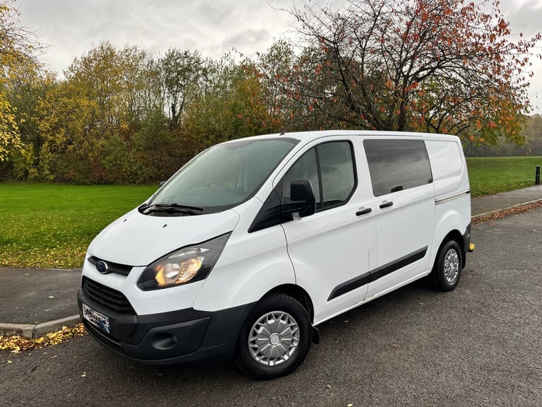 image for 2017 17 FORD TRANSIT CUSTOM 2.0 TDCI 130 290 L1 H1 CREW VAN WHITE DIESEL POLICE