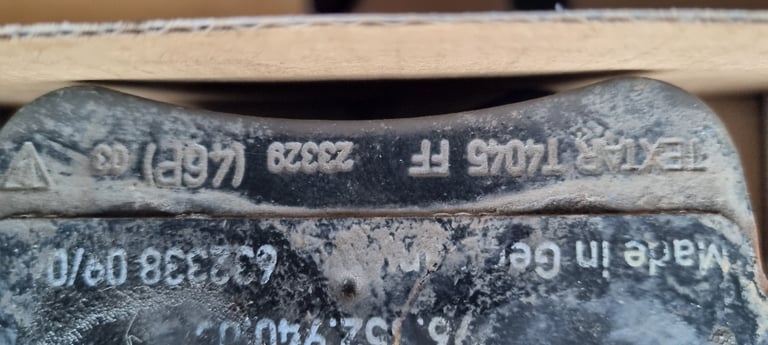 Porsche 996 textar rear brake discs and pads 