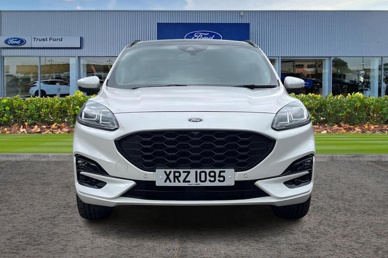 2022 Ford Kuga 1.5 EcoBlue ST-Line X Edition 5dr, Platinum White Paint, Media screen, sat Estate ...