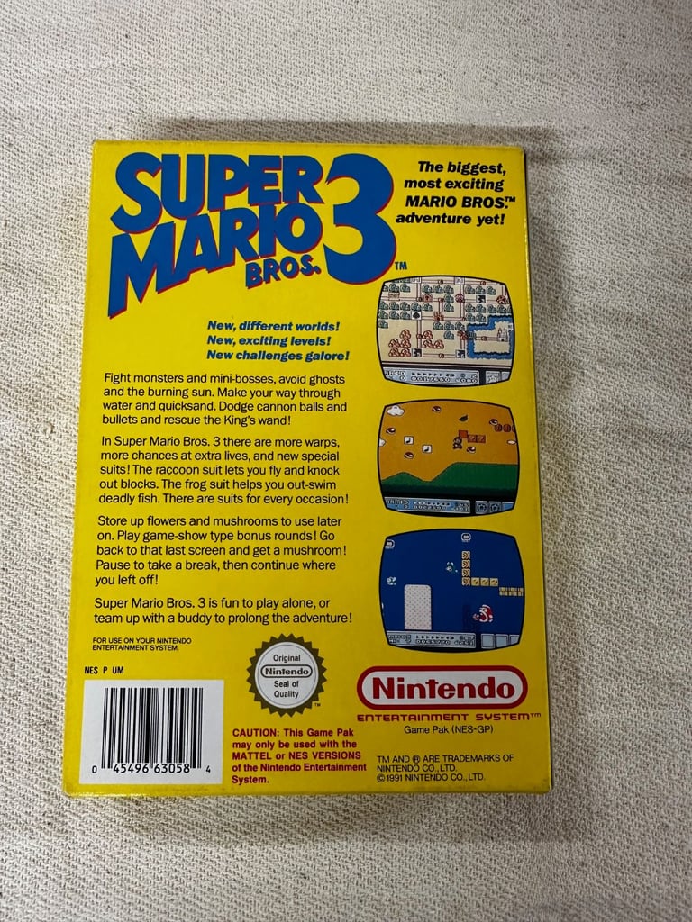 Super Mario 3 for Nintendo