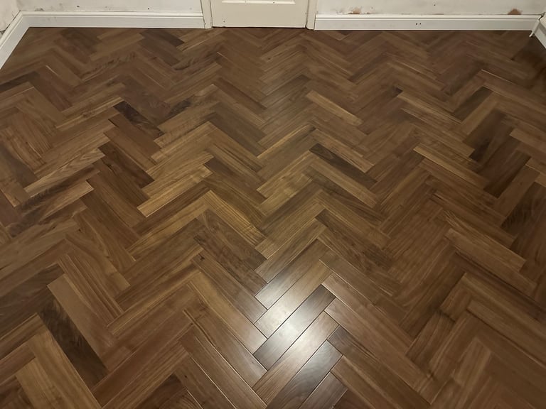 image for Laminate HERRINGBONE VINYL LVT Flooring Fitter/installation Handyman internal Renovations 