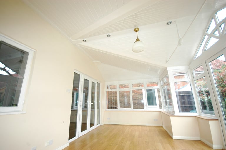 CONSERVATORY INSULATION Efficway install PVC PANELED CEILING Supplied & Fitted all incl.