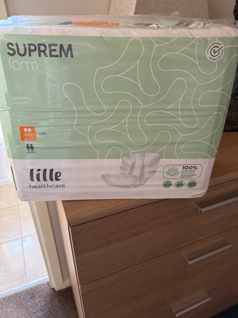 image for Lille Supreme incontinence pads unisex x 25