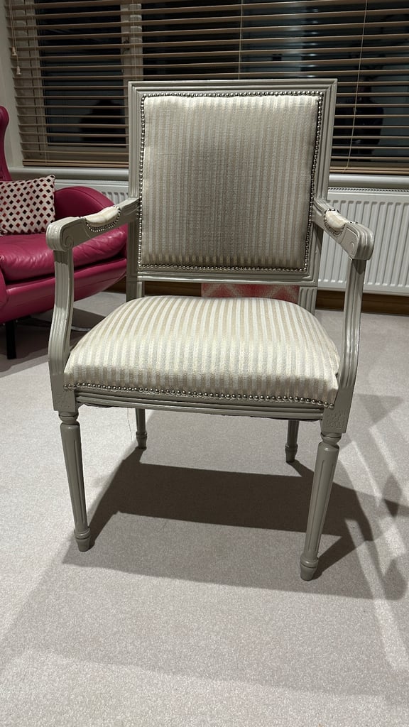 image for Comfortable occasional vintage chair recently re - upholstered
