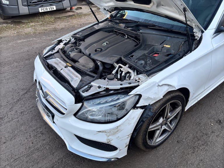 2017 MERCEDES BENZ C CLASS C220 AMG LINE 2.1 DIESEL DAMAGED SALVAGE CAT N 