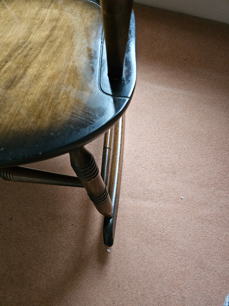 Wooden rocking chair