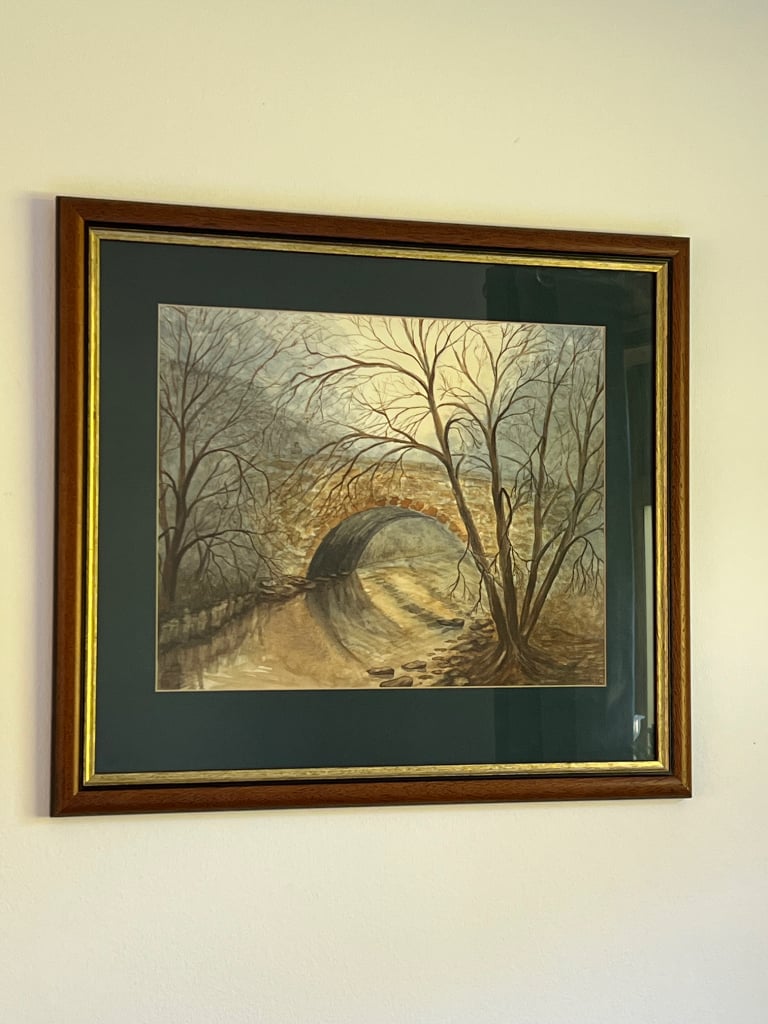 Stonehaven Ink Bottle Bridge Watercolour Painting in Stonehaven, Aberdeenshire Gumtree