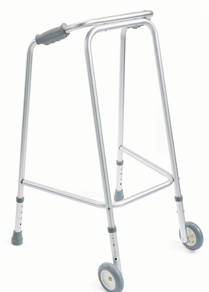 The prima walking frame with wheels