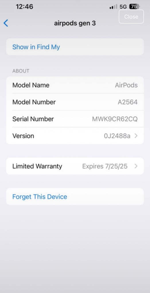 Apple AirPods gen 3