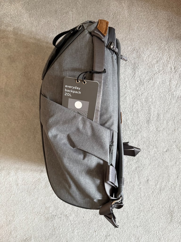 Peak Design Everyday Backpack 20L Ash | Brand New, Unused, RRP £249, Warranty