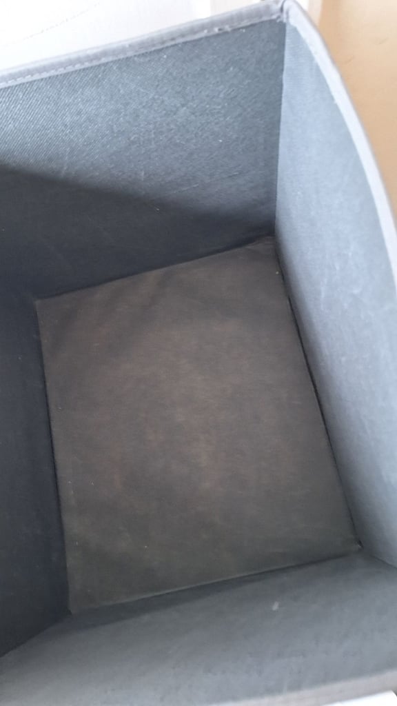 Fabric storage boxes x 4