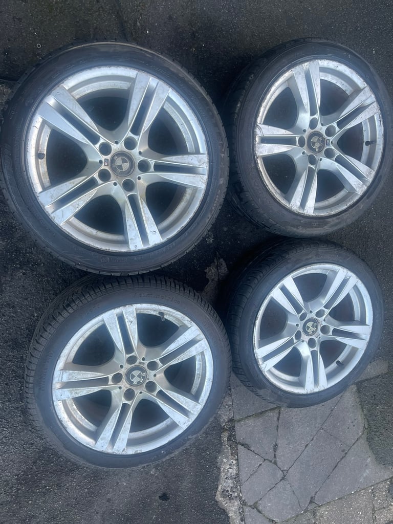 image for BMW '18' STYLE ALLOY WHEELS WITH TYRES OEM