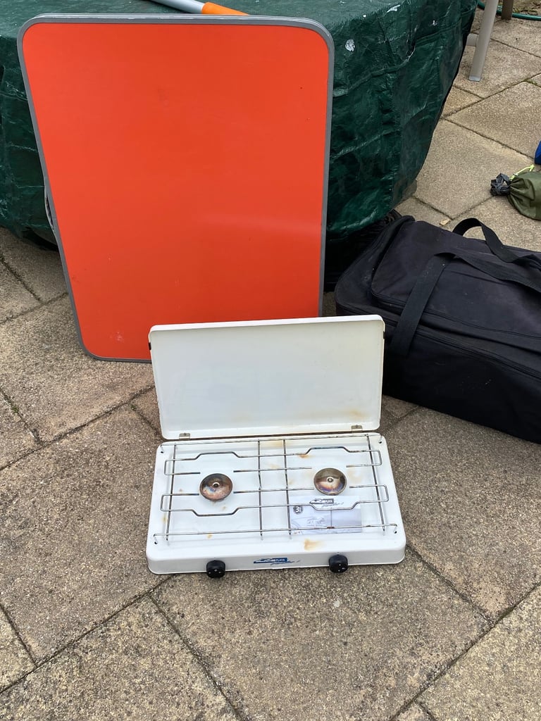 Tent x 2 and camping equipment 
