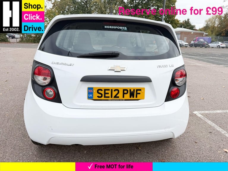 2012 Chevrolet Aveo 1.2 LS Hatchback 5dr Petrol Manual Euro 5 (s/s) (86 ps) HATCHBACK Petrol Manual
