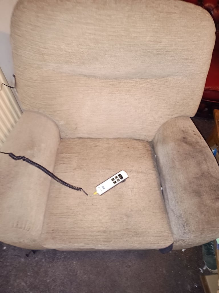 Reclining Armchair Fully Working also raises to nearly standing
