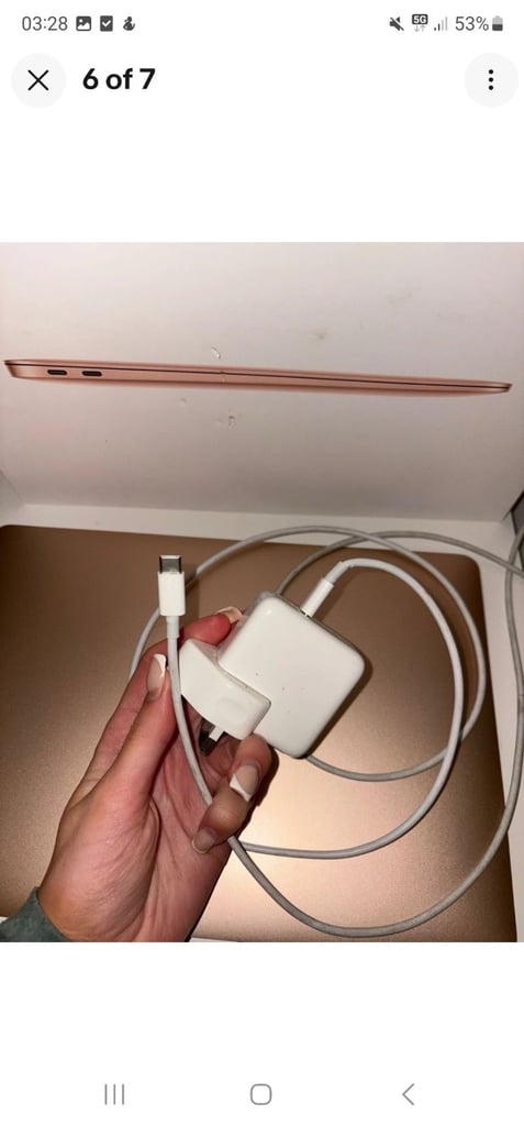 Apple MacBook Air 13.3-inch. Rose gold color 