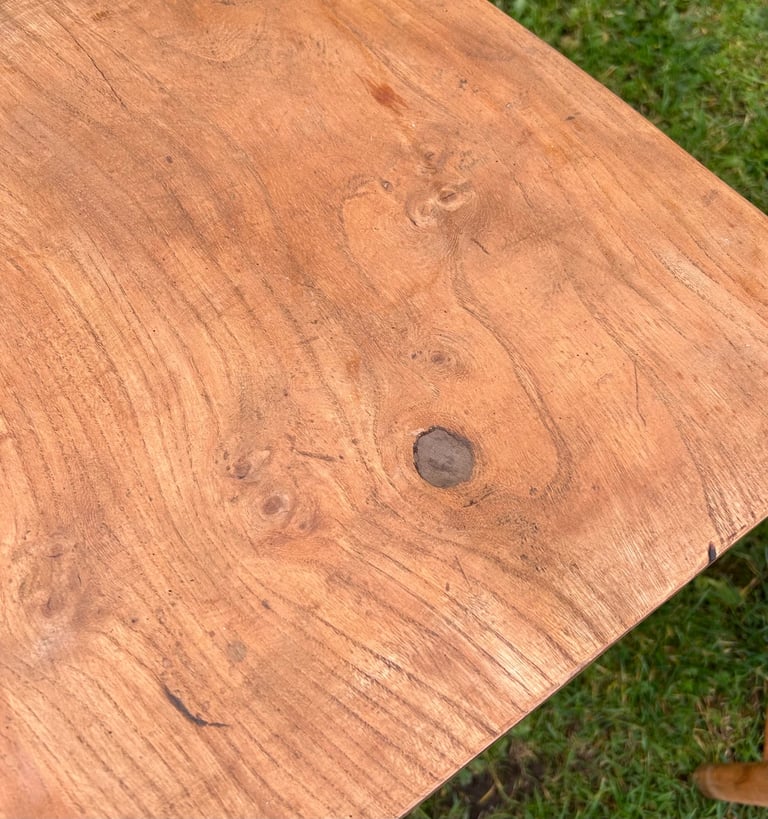 Pair of antique chapel church chairs vintage industrial retro kitchen oak dining old wooden wedding