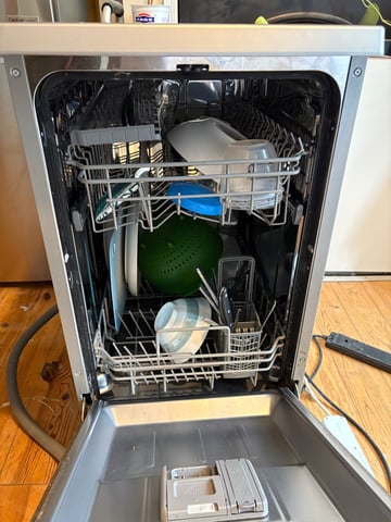 Stainless Steel Slimline Dishwasher Slimline Dishwasher With