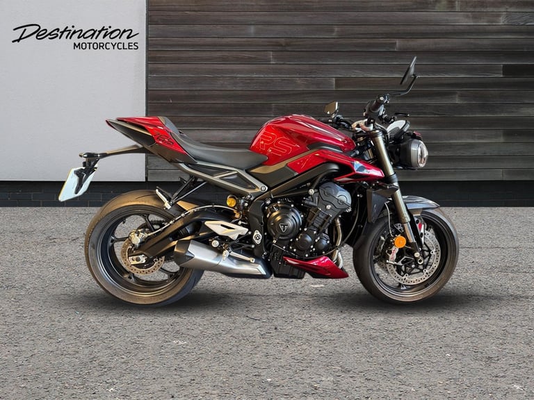 image for 2025 Triumph Street Triple 765 RS PREMIUM COLOUR Petrol red 6 Speed