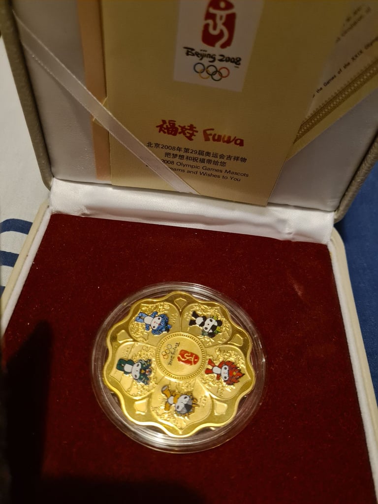 image for Silver Olympic mascot coin 