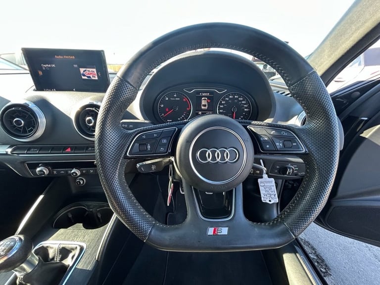 2017 Audi A3 2.0 Turbo Diesel (TDI), S Line, Saloon, 4 Door, Manual, Euro 6. Saloon Diesel Manual
