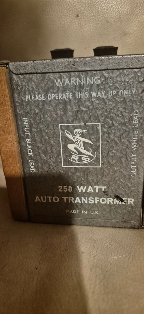 Vintage RS 250 Watt Auto Transformer
