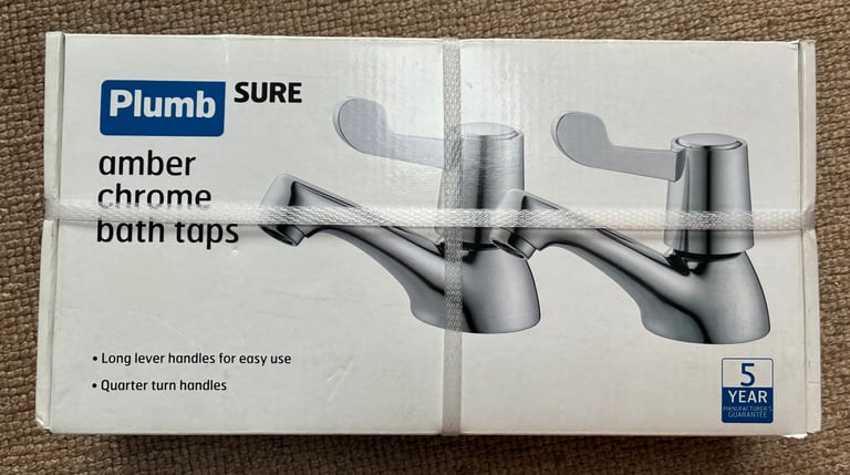 Bath taps (Plumbsure) *NEW IN BOX*