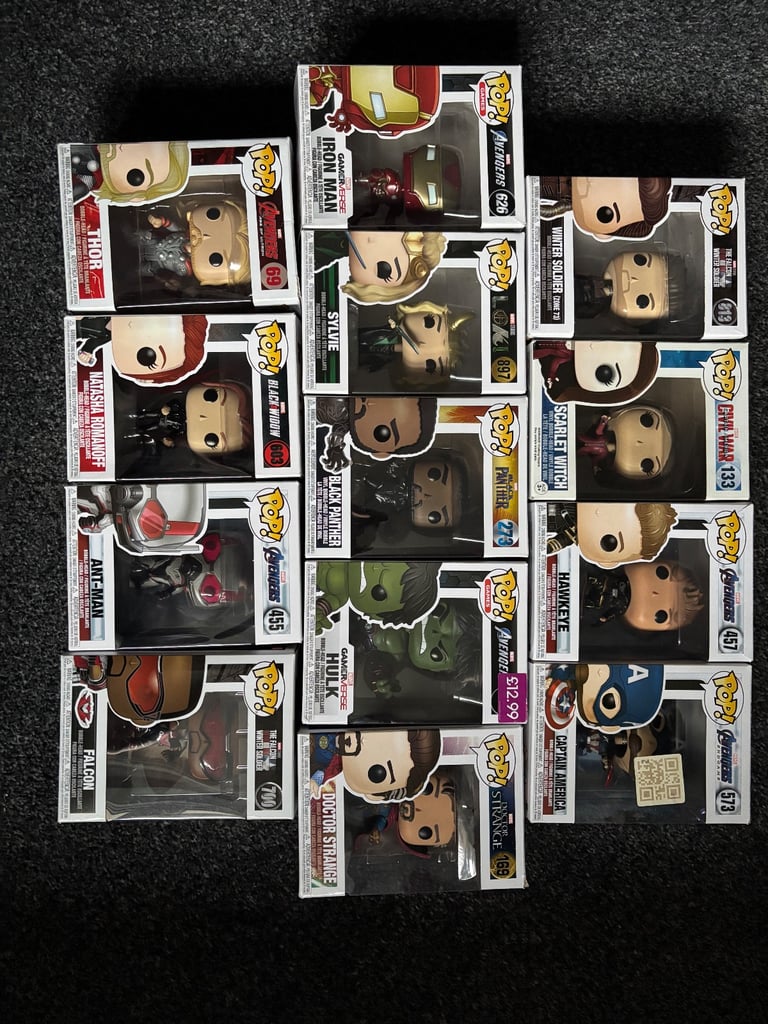 image for Marvel Pop Vinyl Figures