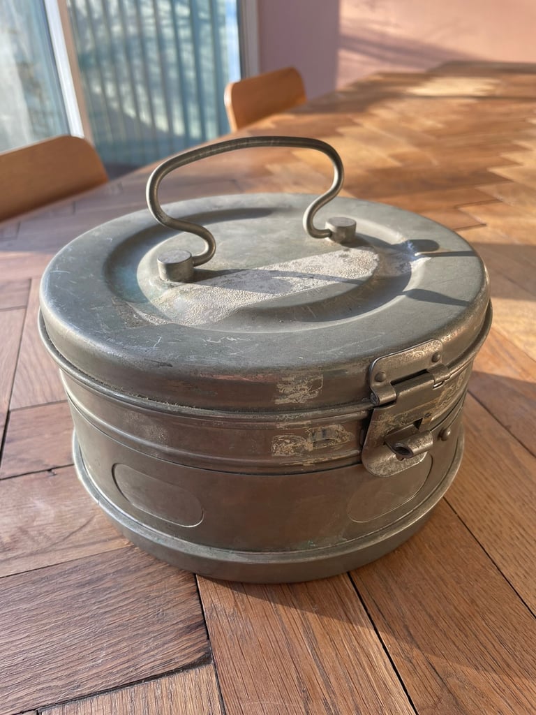 Vintage medical instrument Emergency drum steriliser.