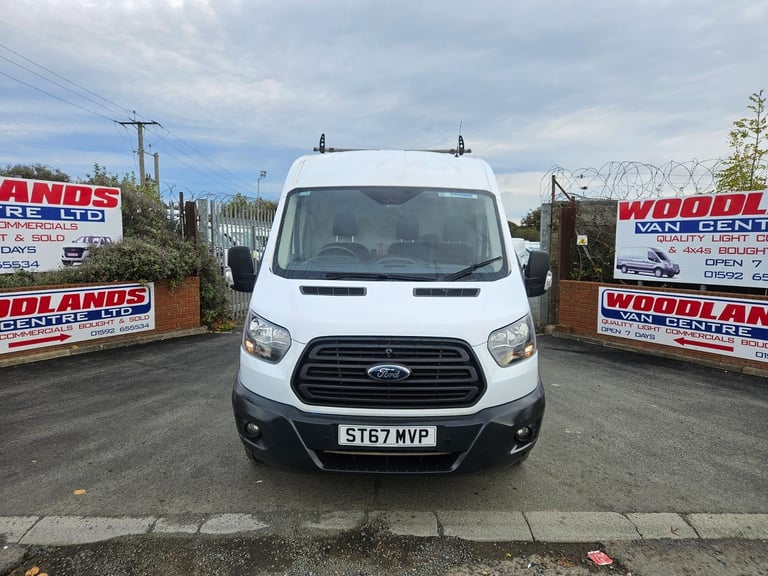 2018 ON 67 PLATE FORD TRANSIT 350 MWB RWD L2H2 DIESEL VAN 76K ULEZ FREE ZONE