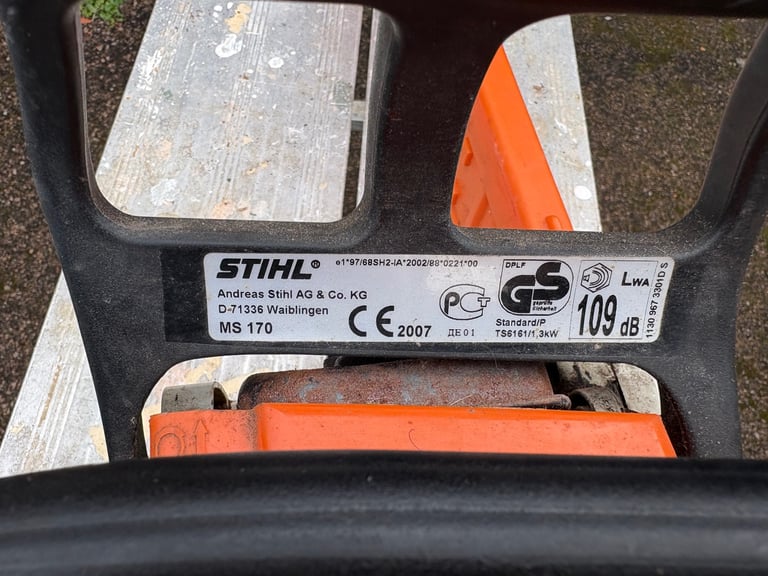 Stihl ms170 chainsaw