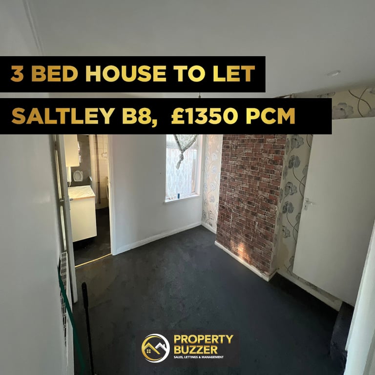 *** 3 bed unfurnished house to let in Saltley B8, Birmingham ideal for families *** 