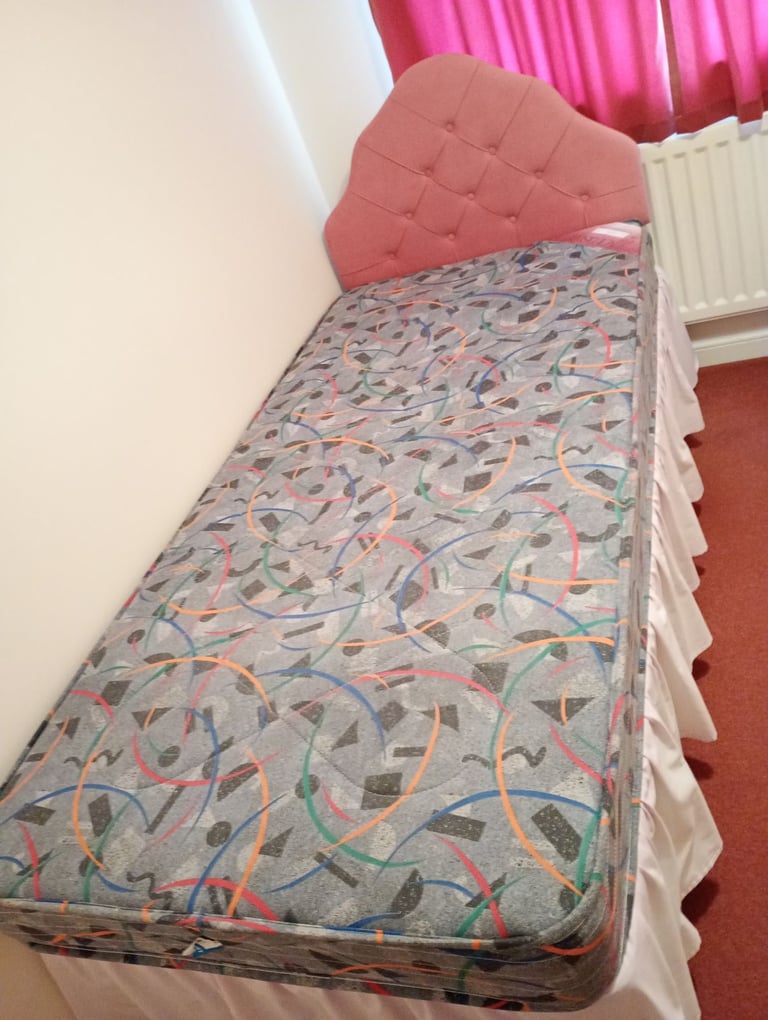 image for Single bed with mattress (unused)