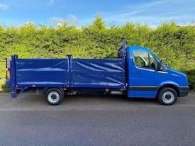 2014 Volkswagen Crafter CR352.0 TDI LWB 14FT DROPSIDE FLATBED TRUCK TAIL LIFT - 