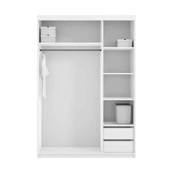 GUARANTEED PRICE- BRAND NEW 2 3 DOOR GERMAN SLIDING TWO THREE DOOR WARDROBE IN 4 COLORS *