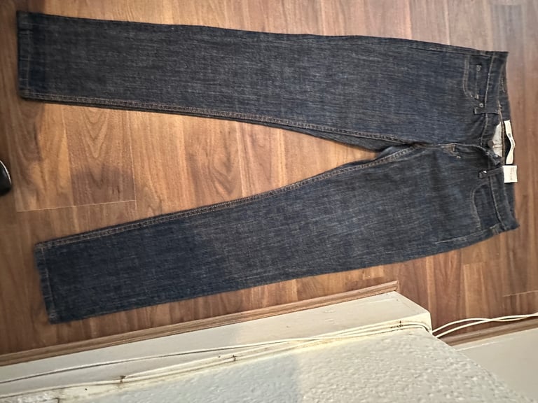 Petite Dark Blue Cotton Jeans