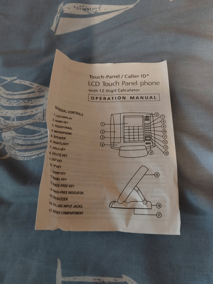 Telephone House LED Touch Panel Phone New