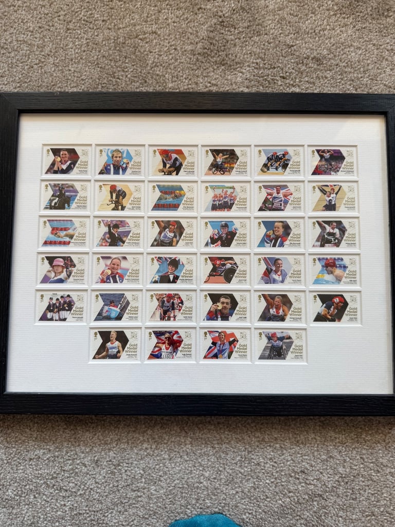 Paralympics GB Gold Medal Winners  Stamp Collection