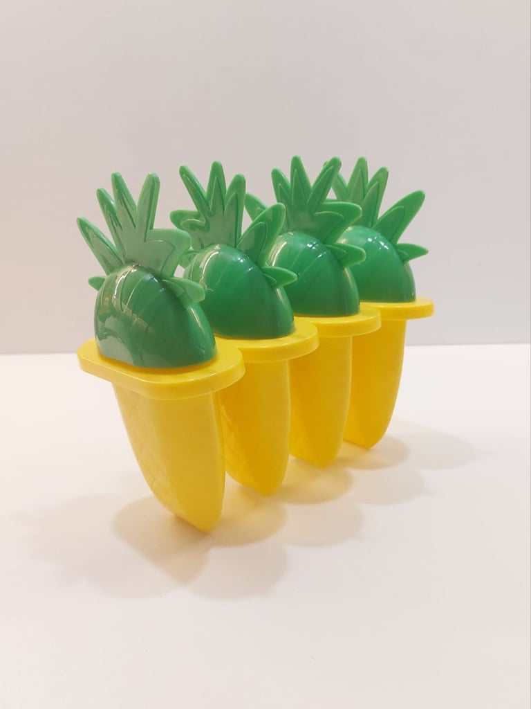 image for Yellow pineapple lolly moulds, New As