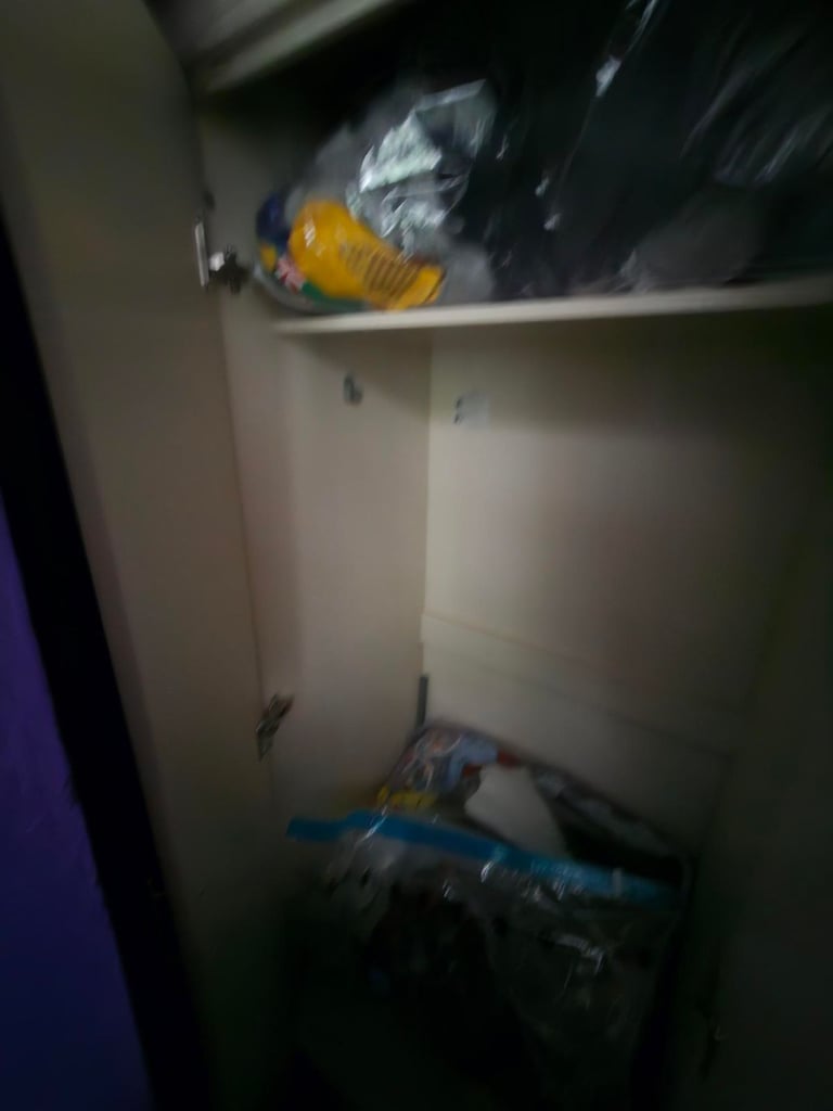 Lexington 3 Door 4 Drawer Grey Combination Wardrobe