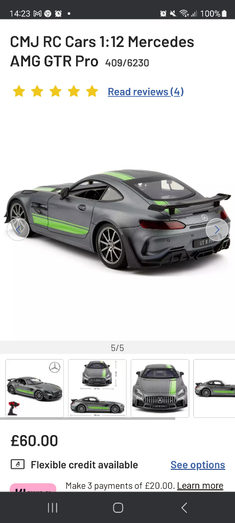 Remote control Mercedes car