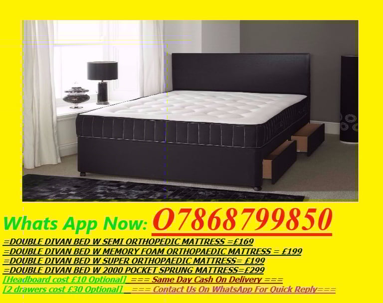 Double/Small Double Divan Bed Bases in Hempstead, Kent Gumtree