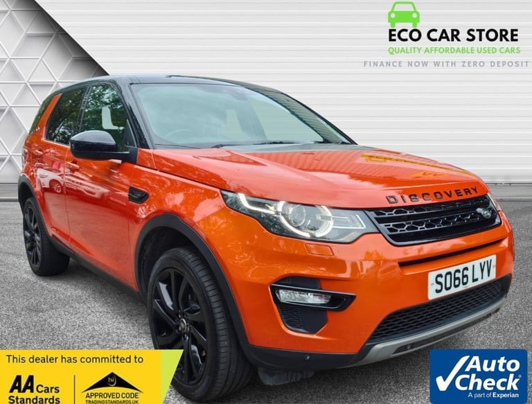 image for 2016 Land Rover Discovery Sport 2.0 TD4 HSE Black SUV 5dr Diesel Auto 4WD Euro 6 (s/s) (180 ps) E...