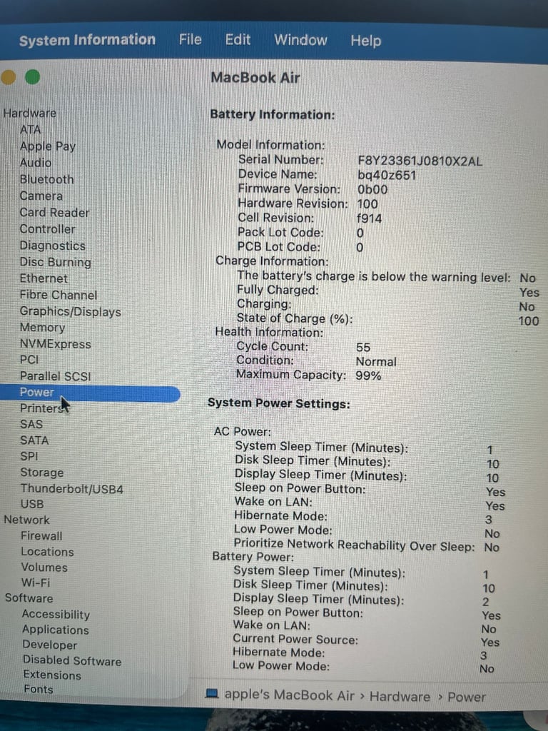 Apple MacBook Air M2 13-inch 2022 8 CPU 8 GPU 3.49GHz 8GB RAM 256GB SSD Space Gray Logic Pro Adobe