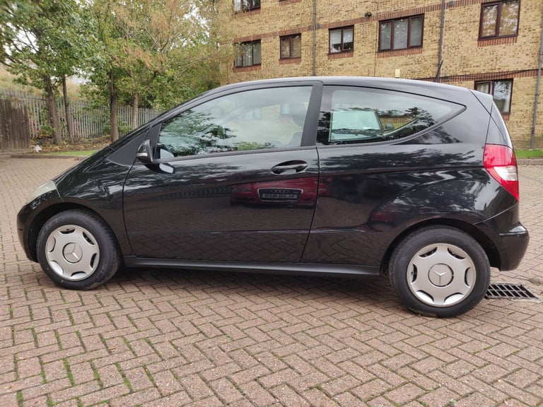 MERCEDES A150 CLASSIC SE 2008 58 REG BLACK 3 DOOR HATCH 5 SPEED MANUAL A/C 119K MILES ULEZ FREE