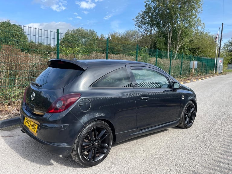 VAUXHALL CORSA 1.4 TURBO BLACK EDITION 62 REG SERVICE HISTORY 12 MONTHS MOT LOW INSURANCE 