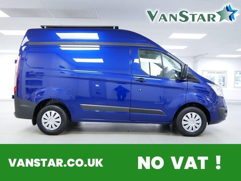 2016 TRANSIT CUSTOM 290 2.2 TDCI 125 BHP HIGH ROOF TREND ( NO VAT , DAY VAN ! )