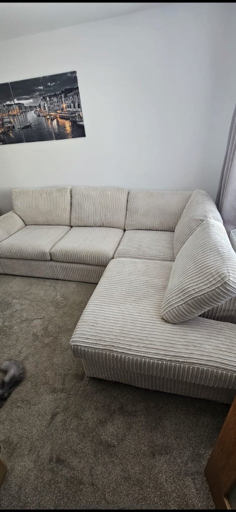 Corner sofa , chair and footstool 