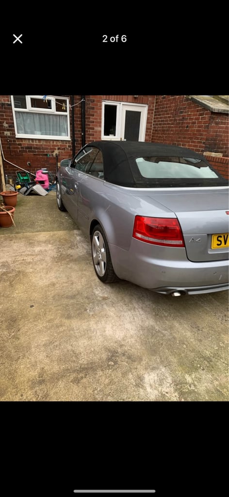 Audi, A4, Convertible, 2006, Manual, 1968 (cc), 2 doors