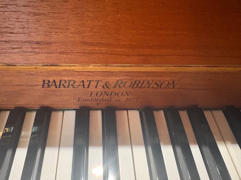 Lovely rich coloured Barratt & Robinson Piano